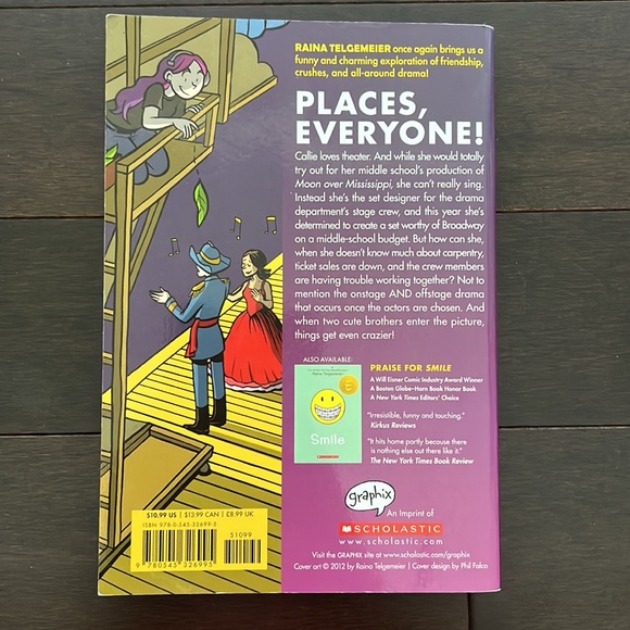 Tween Books graphic novel bundle Raina Telgemeier-Ghosts, Smile, Sisters & Drama - Picture 6 of 6